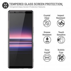 Olixar Sony Xperia 5 Full Cover Glass Screen Protector - Black