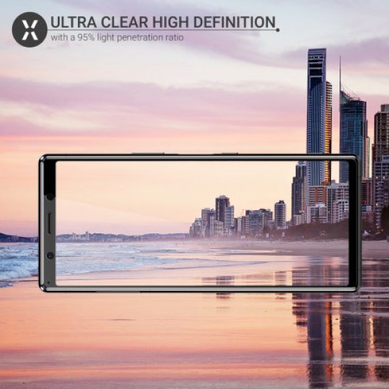 Olixar Sony Xperia 5 Full Cover Glass Screen Protector - Black