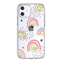 LoveCases iPhone 12 mini Gel Case - Abstract Rainbow