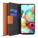 Olixar Leather-Style Samsung Galaxy A71 Wallet Stand Case - Brown