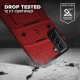 Zizo Bolt Samsung Galaxy S21 Tough Case & Screen Protector - Red