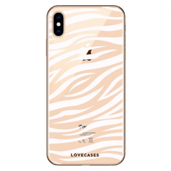 LoveCases iPhone X Gel Case - Zebra LoveCases iPhone X Gel Case - Zebra