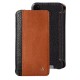 Vaja Wallet LP iPhone XS Max Premium Leather Case - Black / Tan