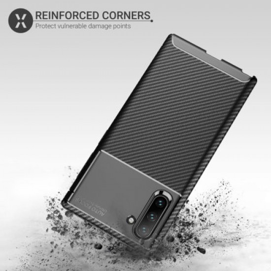 Olixar Carbon Fibre Samsung Galaxy Note 10 Case - Black