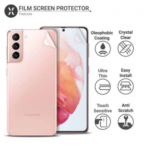 Olixar Samsung Galaxy S21 Plus Front And Back Film Screen Protectors