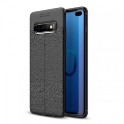 Olixar Attache Samsung Galaxy S10 Plus Leather-Style Case - Black