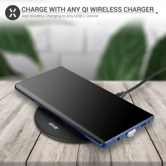 Olixar Samsung A21s Ultra Thin USB-C Wireless Charging Adapter