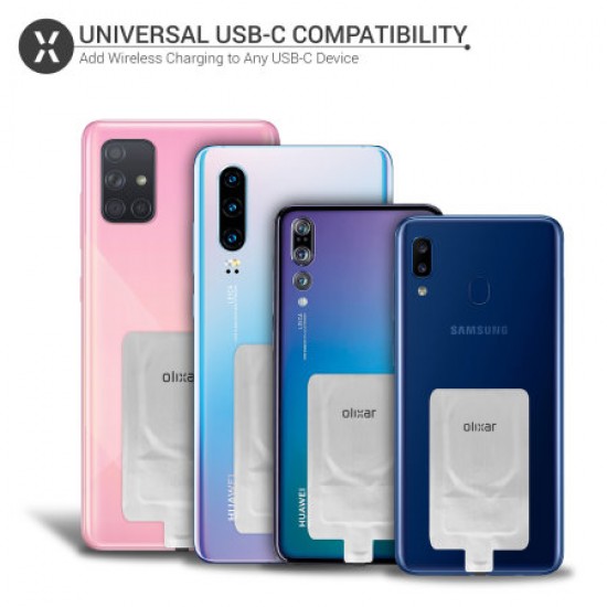 Olixar Samsung A21s Ultra Thin USB-C Wireless Charging Adapter
