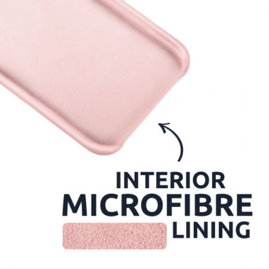 Olixar Samsung Galaxy A72 Soft Silicone Case - Pastel Pink
