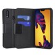 Olixar Leather-Style Huawei P20 Lite Wallet Stand Case - Black