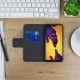 Olixar Leather-Style Huawei P20 Lite Wallet Stand Case - Black