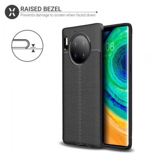 Olixar Attache Huawei Mate 30 Pro Leather-Style Protective Case -Black