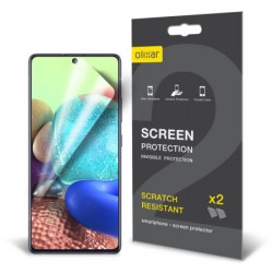 Olixar Samsung Galaxy A71 5G Film Screen Protector 2-in-1 Pack