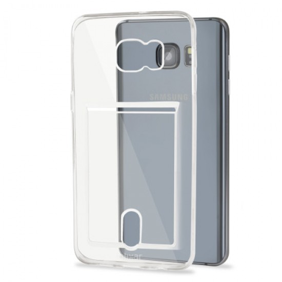 Olixar FlexiShield Slot Samsung Galaxy Note 5 Gel Case - Crystal Clear