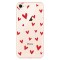 LoveCases iPhone 7 Plus Hearts Phone Case - Clear Red