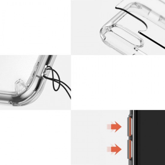 Rearth Ringke Fusion 3-in-1 iPhone XS Kit Case - Clear