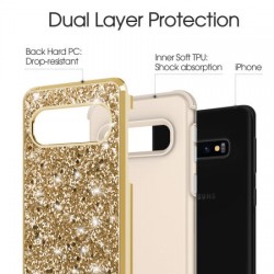 Zizo Stellar Series Samsung Galaxy S10 Case - Gold Zizo Stellar Series Samsung Galaxy S10 Case - Gold