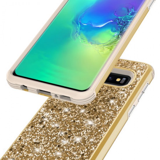 Zizo Stellar Series Samsung Galaxy S10 Case - Gold Zizo Stellar Series Samsung Galaxy S10 Case - Gold