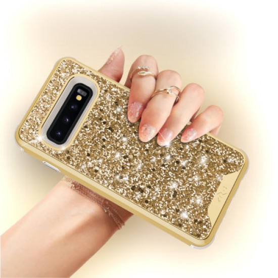Zizo Stellar Series Samsung Galaxy S10 Case - Gold Zizo Stellar Series Samsung Galaxy S10 Case - Gold