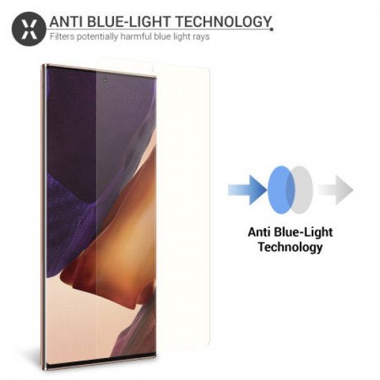 Olixar Samsung Note 20 Ultra Anti-Blue Light Screen Protector 2 Pack Olixar Samsung Note 20 Ultra Anti-Blue Light Screen Protector 2 Pack
