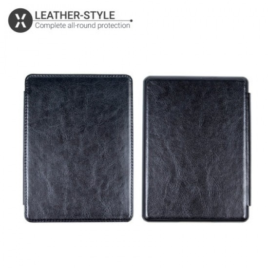 Olixar Leather-style Kindle Paperwhite 4 Case - Black
