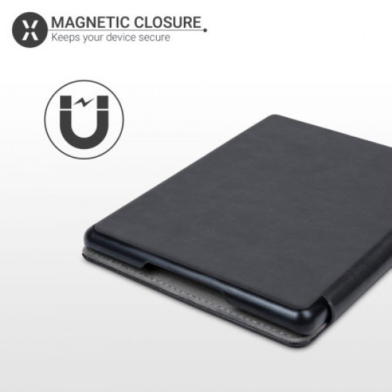 Olixar Leather-style Kindle Paperwhite 4 Case - Black