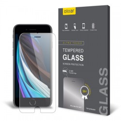Olixar iPhone SE 2020 Case Compatible Tempered Glass Screen Protector