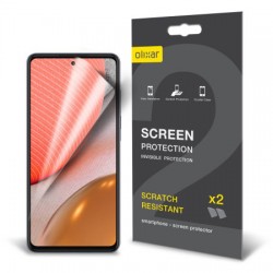 Olixar Samsung Galaxy A72 Film Screen Protector 2-in-1 Pack