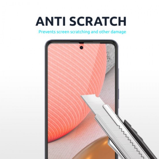 Olixar Samsung Galaxy A72 Film Screen Protector 2-in-1 Pack