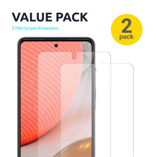 Olixar Samsung Galaxy A72 Film Screen Protector 2-in-1 Pack