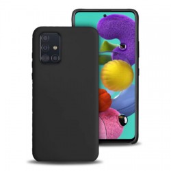 Olixar Samsung Galaxy A51 Soft Silicone Case - Black