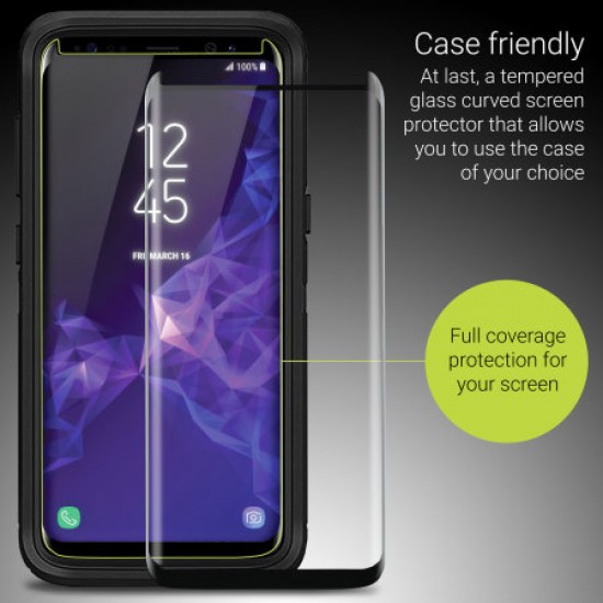 Olixar Galaxy S9 EasyFit Case Compatible Glass Screen Protector