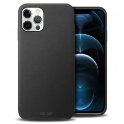 Olixar Genuine Leather iPhone 12 Pro Max Case - Black