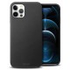 Olixar Genuine Leather iPhone 12 Pro Max Case - Black