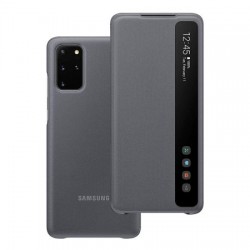Official Samsung Galaxy S20 Plus Clear View Cover Case - Grey