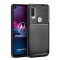 Olixar Carbon Fibre Motorola One Action Case - Black