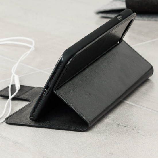 Olixar Leather-Style iPhone 8 Plus / 7 Plus Wallet Stand Case - Black