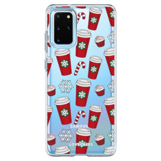 LoveCases Samsung Galaxy S20 Plus Gel Case - Christmas Red Cups LoveCases Samsung Galaxy S20 Plus Gel Case - Christmas Red Cups