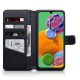 Terrapin Real Leather Wallet Case for Samsung Galaxy A90 5G - Black