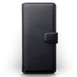 Terrapin Real Leather Wallet Case for Samsung Galaxy A90 5G - Black