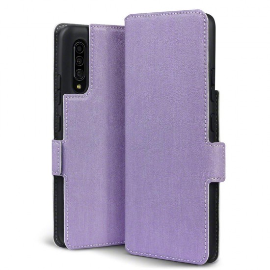 Terrapin Samsung Galaxy A90 5G Low Profile PU Leather Wallet Case - Purple Terrapin Samsung Galaxy A90 5G Low Profile PU Leather Wallet Case - Purple