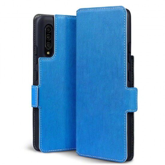 Terrapin Samsung Galaxy A90 5G Low Profile PU Leather Wallet Case - Blue Terrapin Samsung Galaxy A90 5G Low Profile PU Leather Wallet Case - Blue