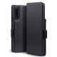 Terrapin Samsung Galaxy A90 5G Low Profile PU Leather Wallet Case - Black Carbon Terrapin Samsung Galaxy A90 5G Low Profile PU Leather Wallet Case - Black Carbon