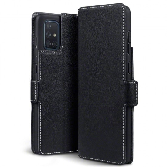 Terrapin Samsung Galaxy A71 Low Profile PU Leather Wallet Case - Black Terrapin Samsung Galaxy A71 Low Profile PU Leather Wallet Case - Black