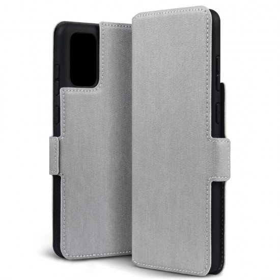 Terrapin Low Profile PU Leather Wallet Case - Grey for Samsung Galaxy S20 Plus Terrapin Low Profile PU Leather Wallet Case - Grey for Samsung Galaxy S20 Plus