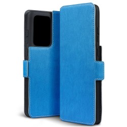 Terrapin Low Profile PU Leather Wallet Case - Light Blue for Samsung Galaxy S20 