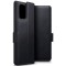 Terrapin Samsung Galaxy A91 Low Profile Genuine Leather Wallet Case - Black