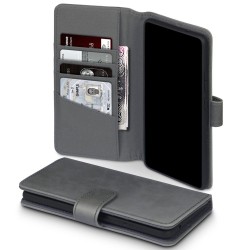 Terrapin Real Leather Wallet Case for Samsung Galaxy A91 - Grey
