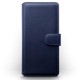 Terrapin Real Leather Wallet Case for Samsung Galaxy A91 - Blue