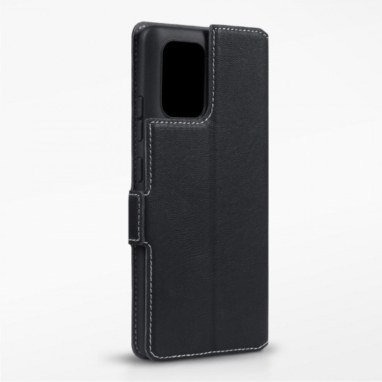 Terrapin Samsung Galaxy A91 Low Profile PU Leather Wallet Case - Black Terrapin Samsung Galaxy A91 Low Profile PU Leather Wallet Case - Black